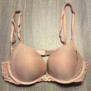 Victoria's Secret Lace Accent Bra in Blush